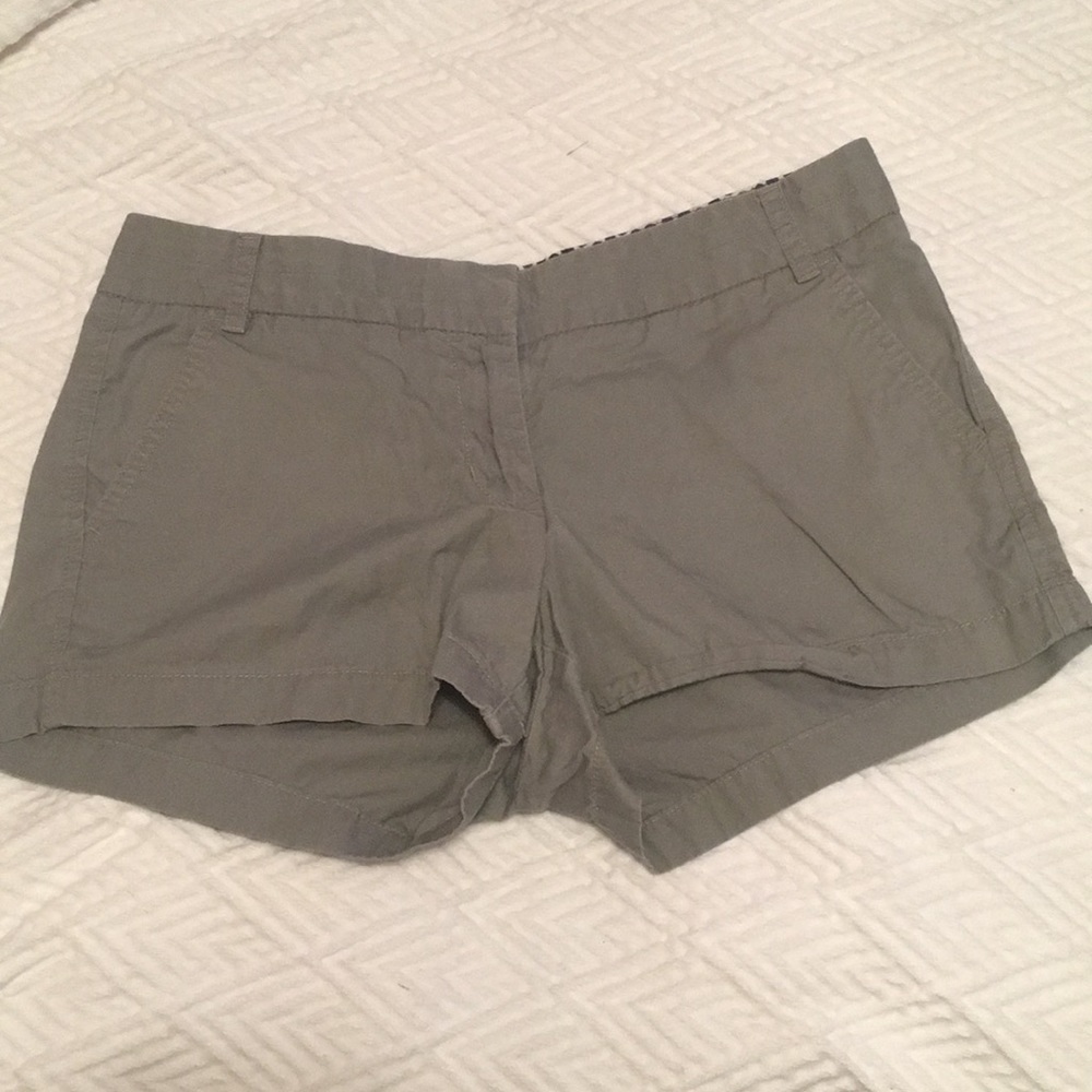 J. Crew 3.5” gray chino shorts